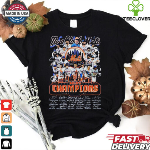 New York Mets 2024 NLDS Champions Signatures T Shirt