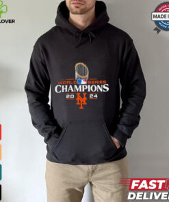 New York Mets 2024 World Series Champions trophy shirt