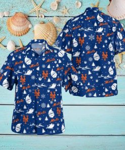 New York Mets Christmas Hawaiian Shirt Beach Gift Fans For Men And Women