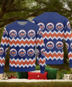 New York Mets Christmas Pattern Knitted Sweater