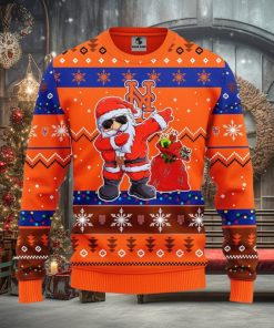 New York Mets Dabbing Santa Claus Xmas Ugly Christmas Sweater Best Christmas Gift Ideas
