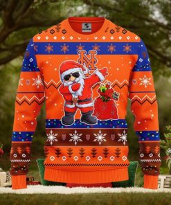 New York Mets Dabbing Santa Claus Xmas Ugly Christmas Sweater Best Christmas Gift Ideas