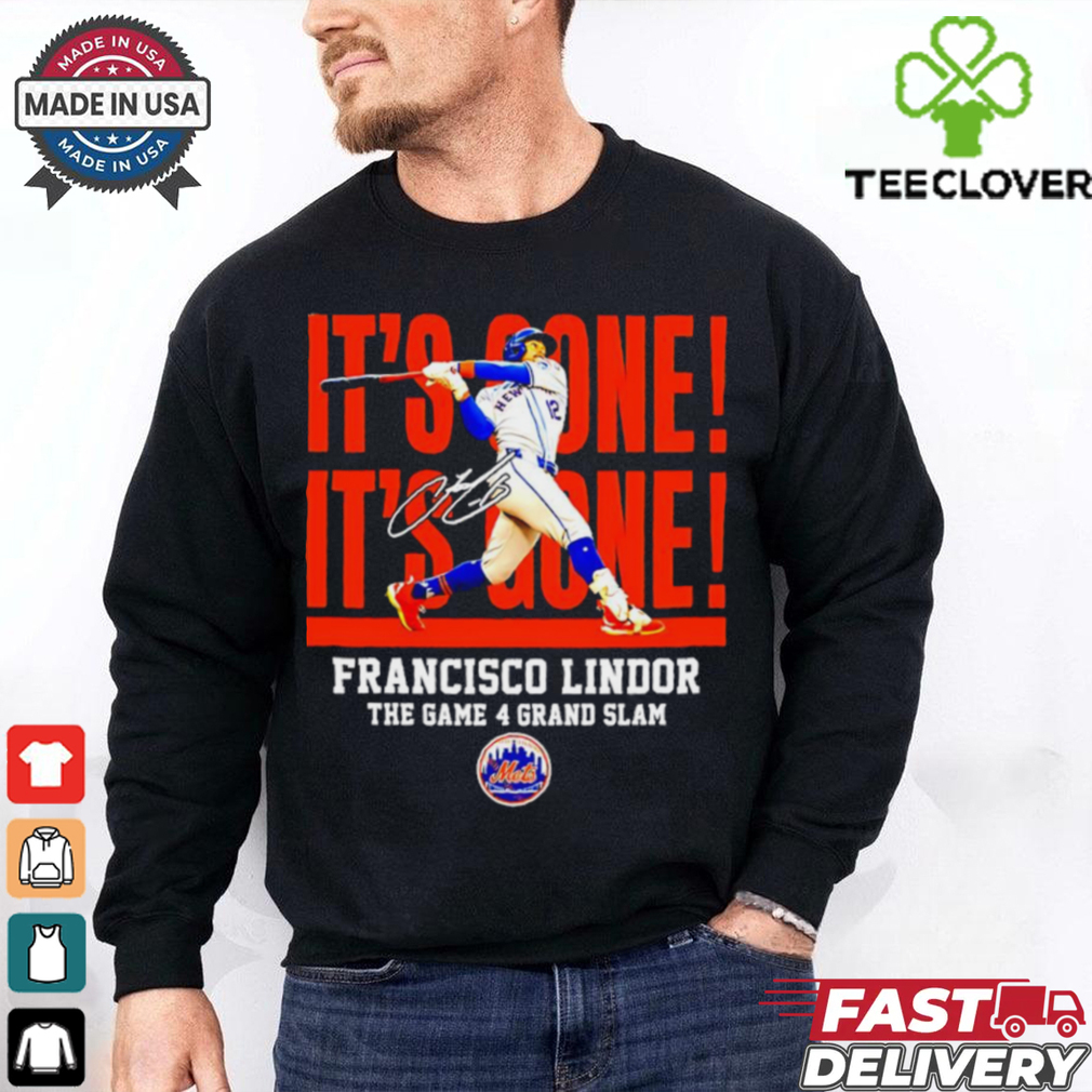New York Mets Francisco Lindor NLCS 2024 it’s gone shirt New York Mets Francisco Lindor NLCS 2024 it’s gone shirt