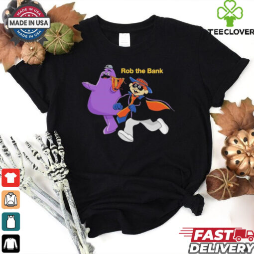 New York Mets Grimace Monster Rob The Bank Shirt