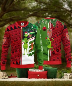 New York Mets Grinch & Scooby doo Christmas Ugly Sweater 1