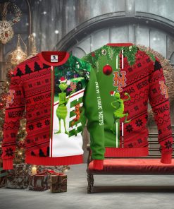 New York Mets Grinch & Scooby doo Christmas Ugly Sweater 1