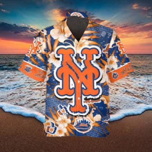 New York Mets Hawaiian Shirt, MLB Hawaiian Shirt Gift For Fans