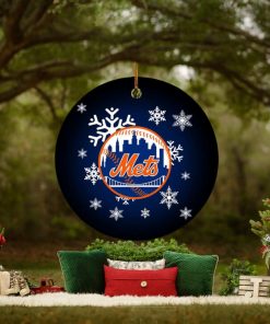 New York Mets MLB Custom Name 2023 Holiday Gifts Christmas Decorations Ornament