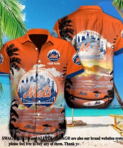 New York Mets MLB Custom Unisex All Over Printed Hawaiian Shirt