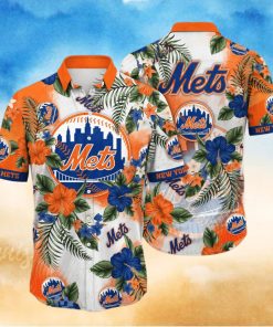 New York Mets MLB Flower Hawaiian Shirt For Men Women Style Gift For Fans