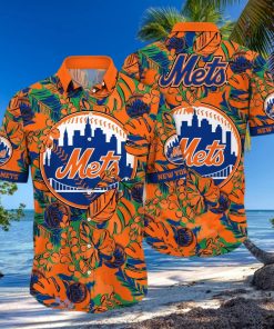 New York Mets MLB Flower Hawaiian Shirt Special Gift For Fans