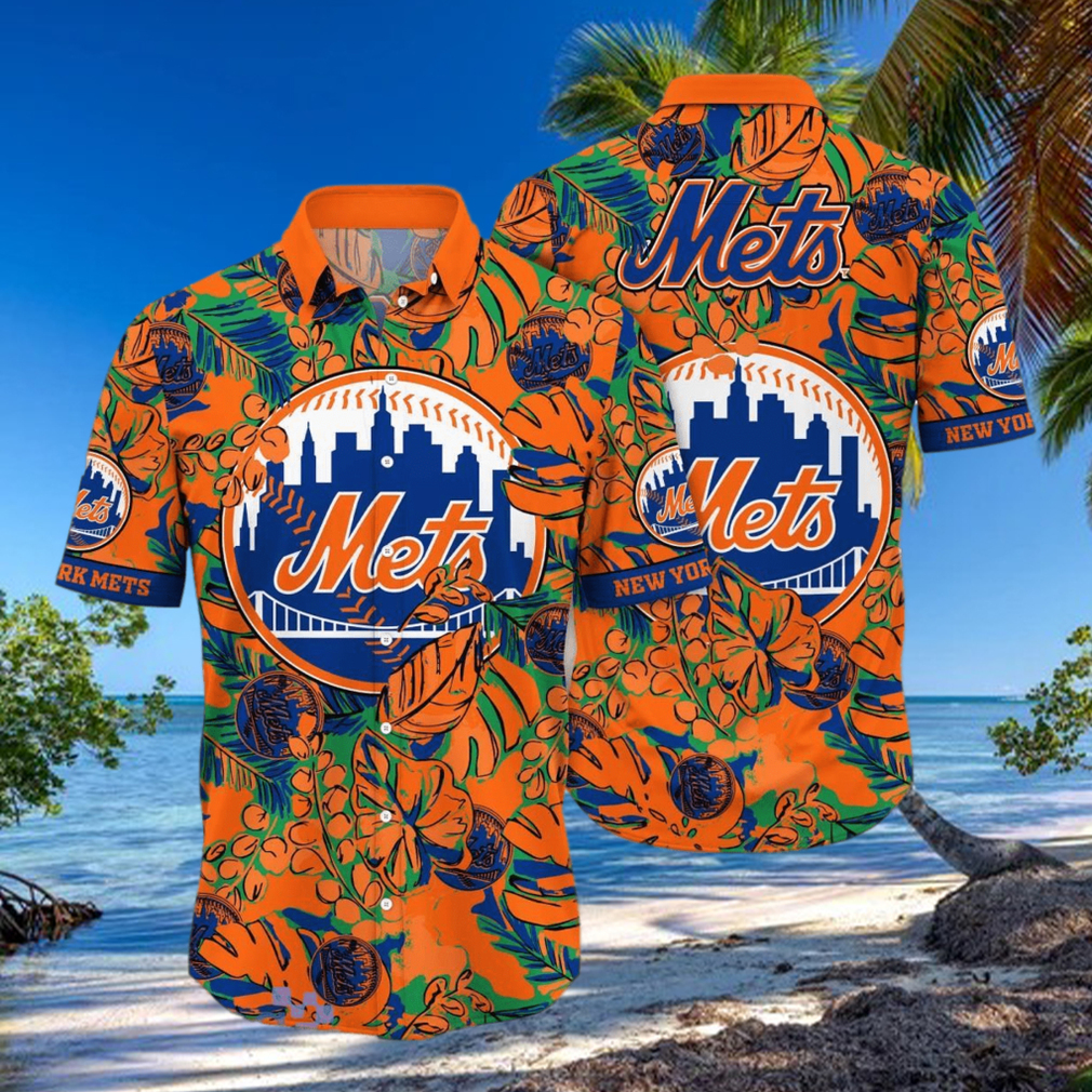 New York Mets MLB Flower Hawaiian Shirt Special Gift For Fans New York Mets MLB Flower Hawaiian Shirt Special Gift For Fans