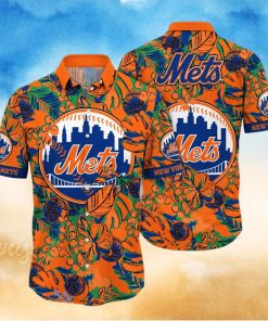 New York Mets MLB Flower Hawaiian Shirt Special Gift For Fans
