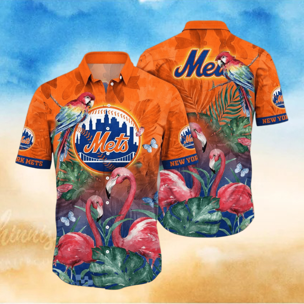 New York Mets MLB Flower Hawaiian Shirt Unique Gift For Men Women Fans New York Mets MLB Flower Hawaiian Shirt Unique Gift For Men Women Fans