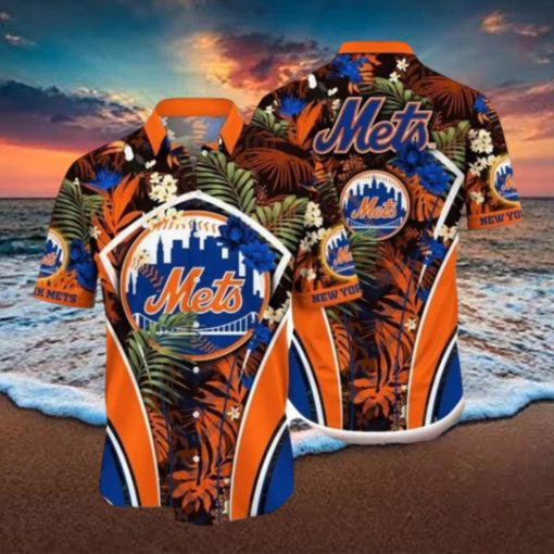 New York Mets Mlb Flower Hawaii Shirt For Fans