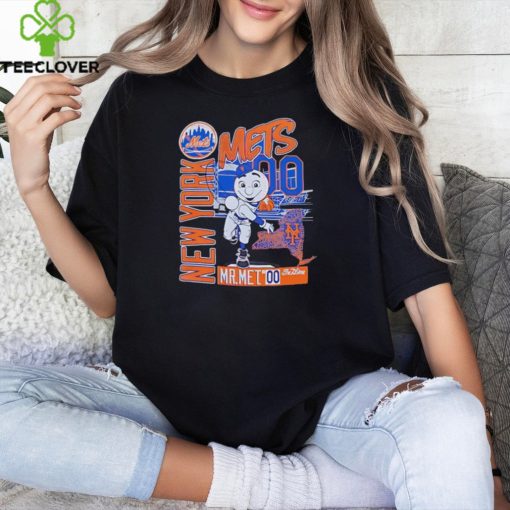New York Mets Mr Met mascot throwback shirt