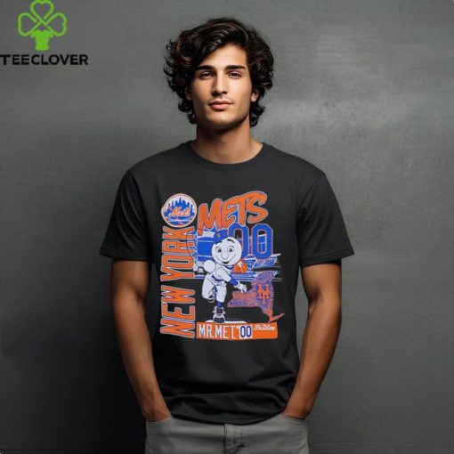 New York Mets Mr Met mascot throwback shirt