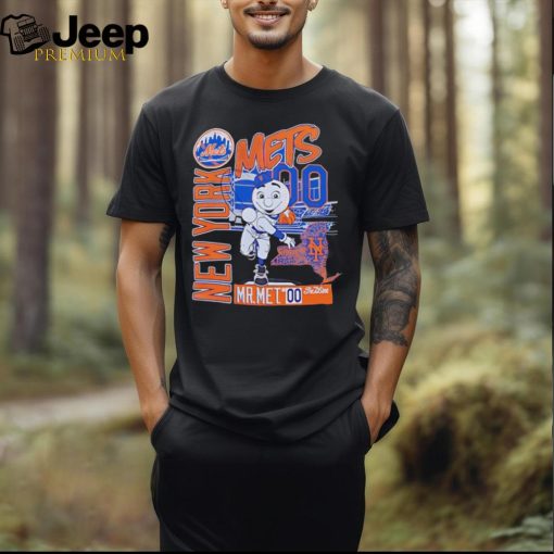 New York Mets Mr Met mascot throwback shirt