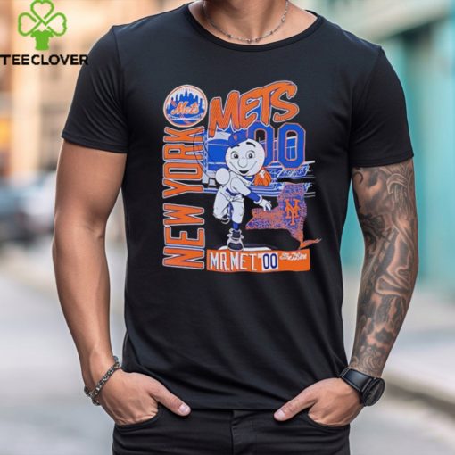 New York Mets Mr Met mascot throwback shirt