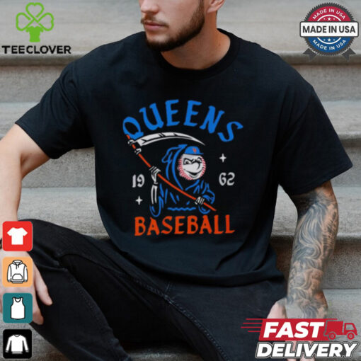 New York Mets Mr. Met Grim Reaper Queens Baseball 1962 Tee hoodie, sweater, longsleeve, shirt v-neck, t-shirt