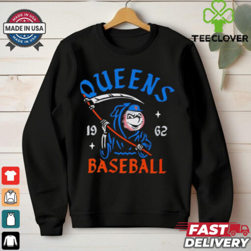 New York Mets Mr. Met Reaper Queens baseball 1962 hoodie, sweater, longsleeve, shirt v-neck, t-shirt