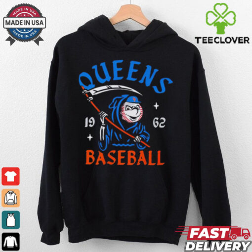 New York Mets Mr. Met Reaper Queens baseball 1962 hoodie, sweater, longsleeve, shirt v-neck, t-shirt