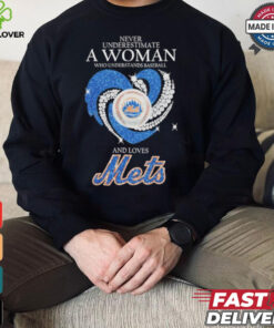 New York Mets Never Underestiamte A Woman Who Understands Baseball And Love Mets T Shirt