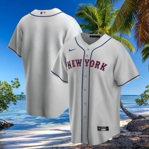 New York Mets Nike Official Replica Road Jersey Mens