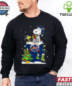 New York Mets Snoopy And Woodstock Merry Christmas 2024 T shirt