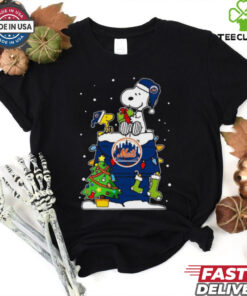 New York Mets Snoopy And Woodstock Merry Christmas 2024 T hoodie, sweater, longsleeve, shirt v-neck, t-shirt