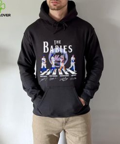 New York Mets The Babies Abbey Road Mark Vientos Ronny Mauricio signatures hoodie, sweater, longsleeve, shirt v-neck, t-shirt