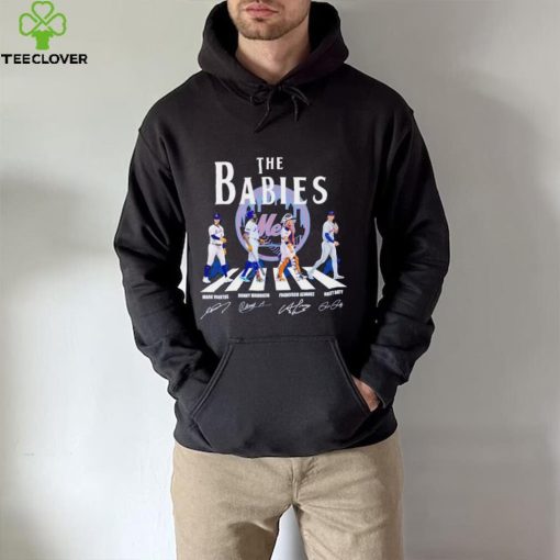 New York Mets The Babies Abbey Road Mark Vientos Ronny Mauricio signatures hoodie, sweater, longsleeve, shirt v-neck, t-shirt