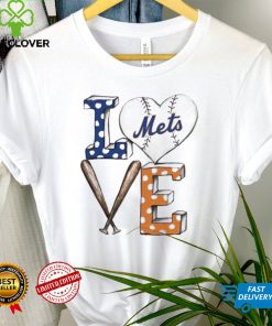 New York Mets baseball love shirt