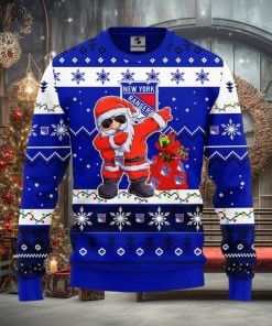 New York Rangers Dabbing Santa Claus Xmas Ugly Christmas Sweater Best Christmas Gift Ideas