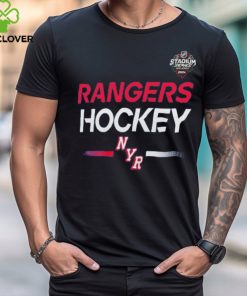 New York Rangers Fanatics Branded 2024 NHL Stadium Series Authentic Pro Long Sleeve Tech T Shirt