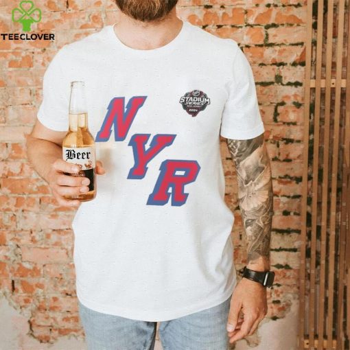 New York Rangers Fanatics Branded White 2024 NHL Stadium Series Logo T Shirt