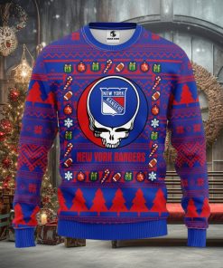 New York Rangers Grateful Dead Ugly Christmas Sweater Men And Women Sport Fans Gift