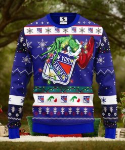 New York Rangers Grinch Christmas Ugly Sweater