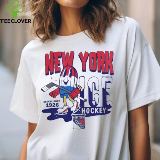 New York Rangers Ice Hockey Popsicle T Shirt