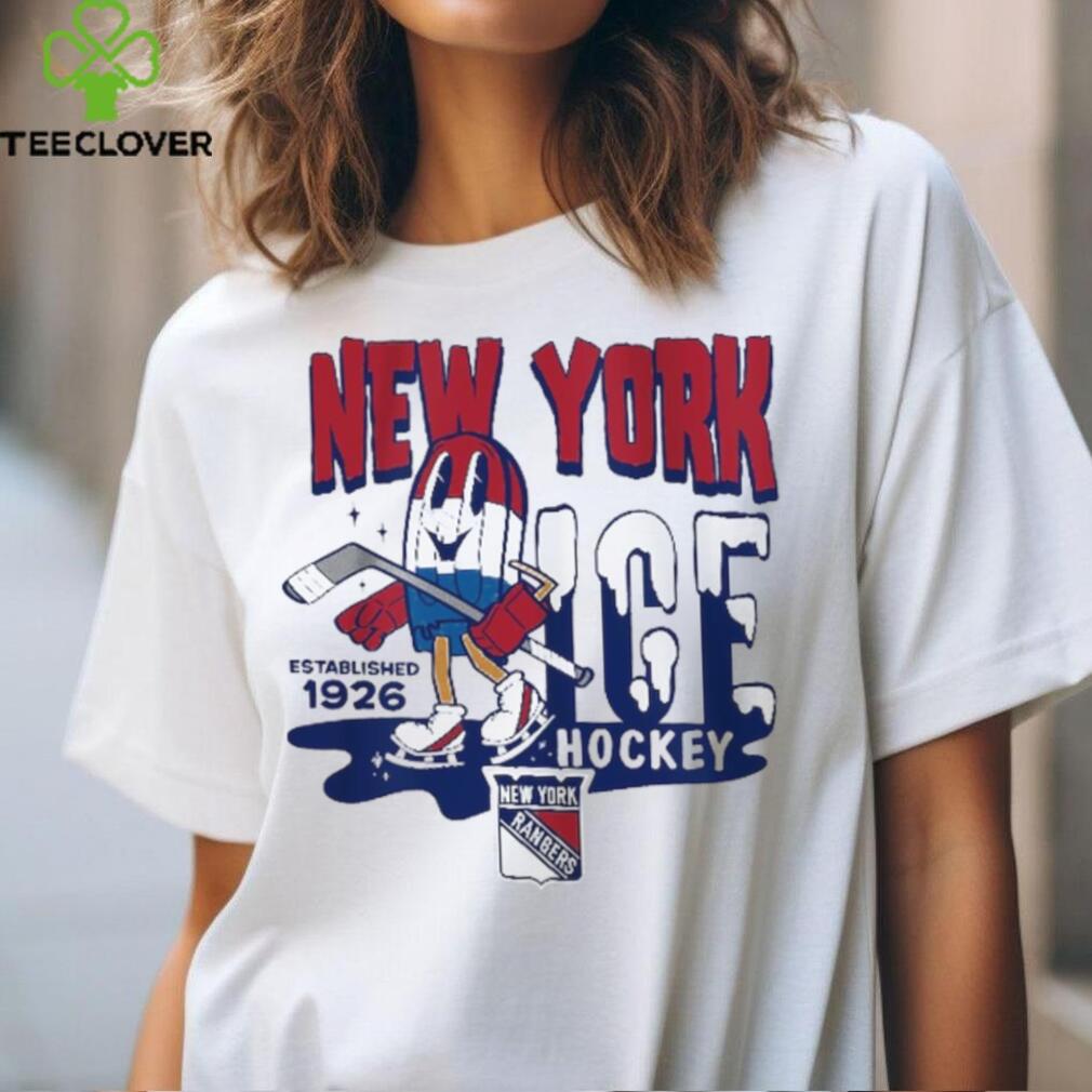 New York Rangers Mitchell & Ness Youth Popsicle T Shirt New York Rangers Mitchell & Ness Youth Popsicle T Shirt