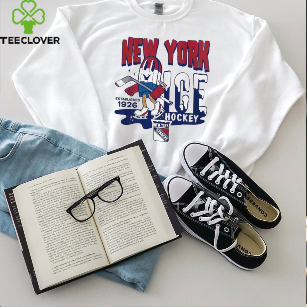 New York Rangers Mitchell & Ness Youth Popsicle T Shirt New York Rangers Mitchell & Ness Youth Popsicle T Shirt