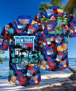 New York Rangers NHL Flower Hawaiian Shirt For Men Women Great Gift For Fans