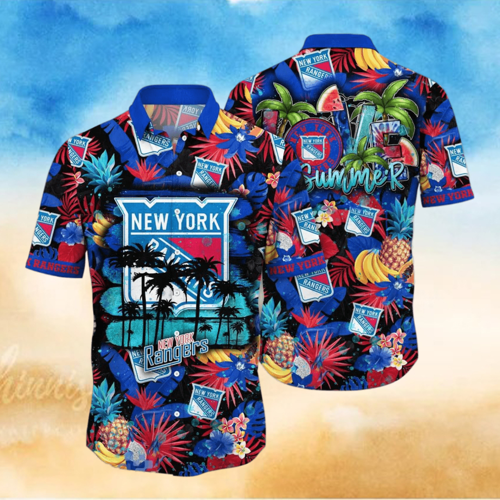New York Rangers NHL Flower Hawaiian Shirt For Men Women Great Gift For Fans New York Rangers NHL Flower Hawaiian Shirt For Men Women Great Gift For Fans