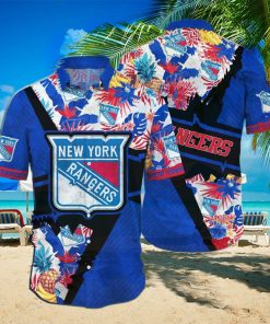 New York Rangers NHL Flower Hawaiian Shirt Gift For Men Women Fans