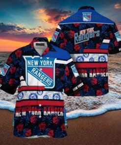 New York Rangers NHL Hawaiian Shirt Summer Beach