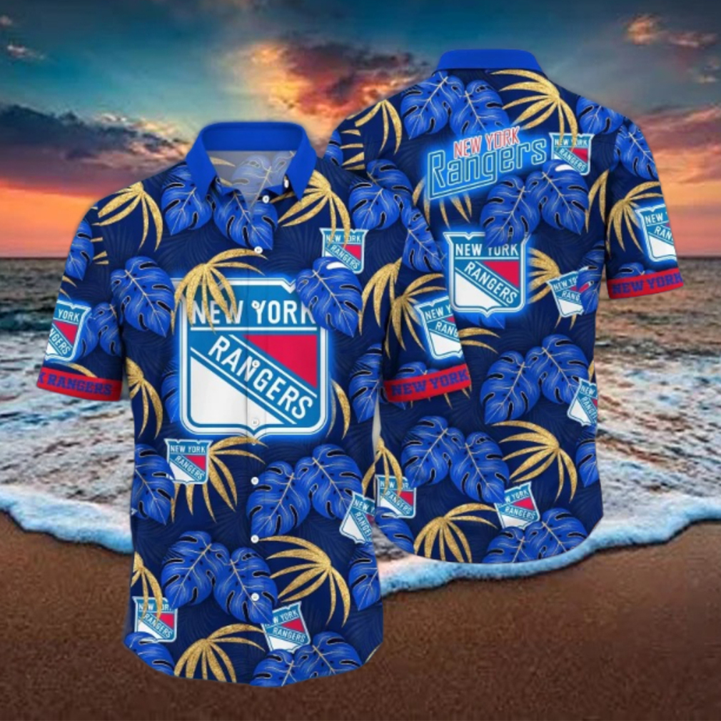 New York Rangers NHL Hawaiian Shirt New York Rangers NHL Hawaiian Shirt