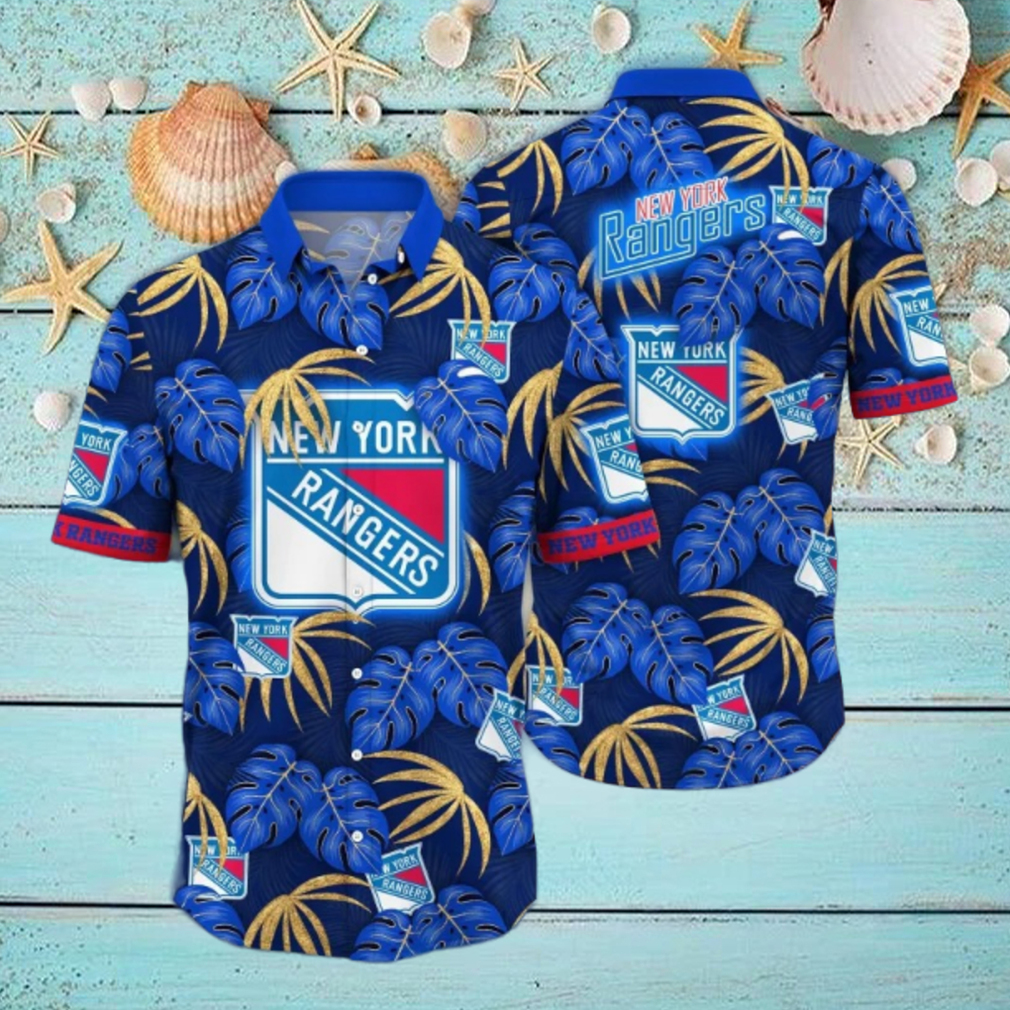 New York Rangers NHL Hawaiian Shirt New York Rangers NHL Hawaiian Shirt