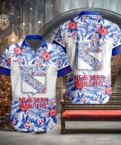 New York Rangers NHL Team Beach Vibe Hawaiian Shirt