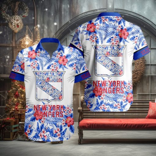 New York Rangers NHL Team Beach Vibe Hawaiian Shirt