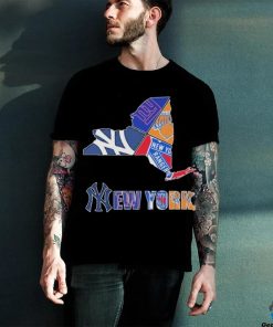 New York Rangers New York Giants New York Yankees Proud 2024 Logo Shirt